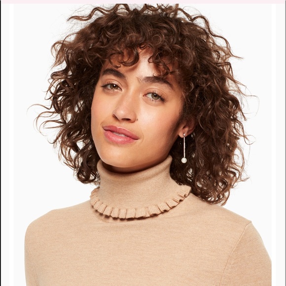 NWT❣️Kate Spade Precious Pearls Linear Earrings - Picture 2 of 3